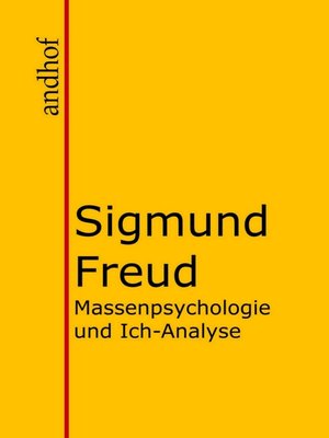 cover image of Massenpsychologie und Ich-Analyse